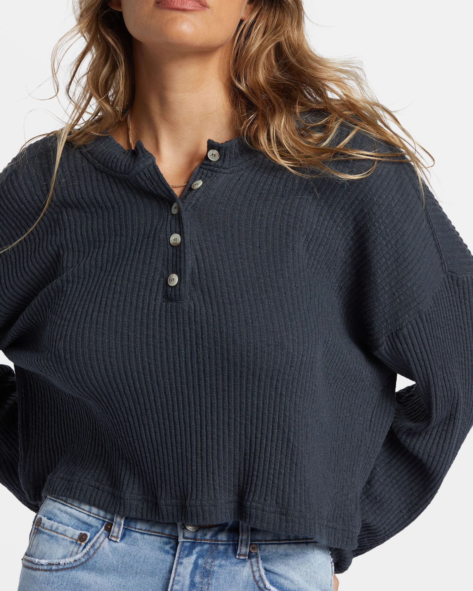 Good Catch Henley T-shirt - Black Sands sold by Billabong product image thumbnail 4