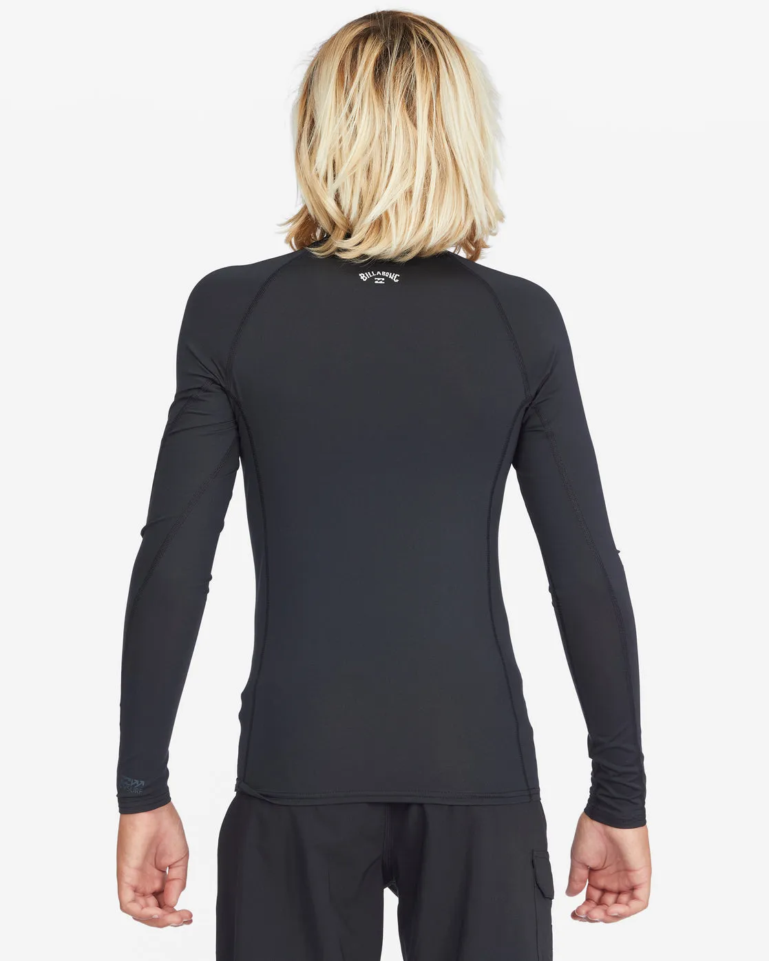 Boys All Day Wave Performance Fit Long Sleeve Rashguard - Black sold by Billabong product image thumbnail 3