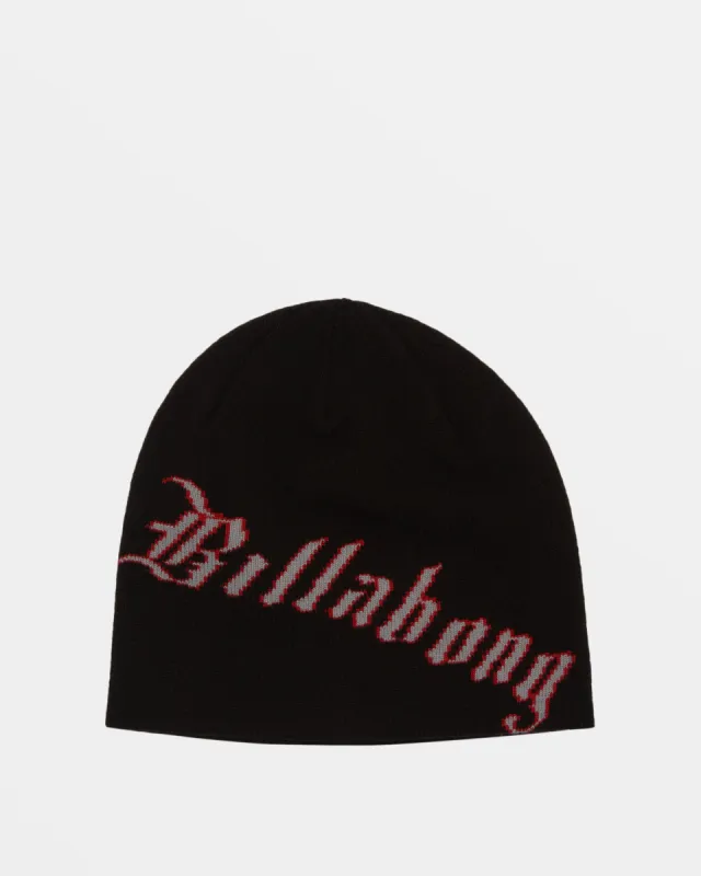 Immortal Skull Fit Beanie - Black sold by Billabong
