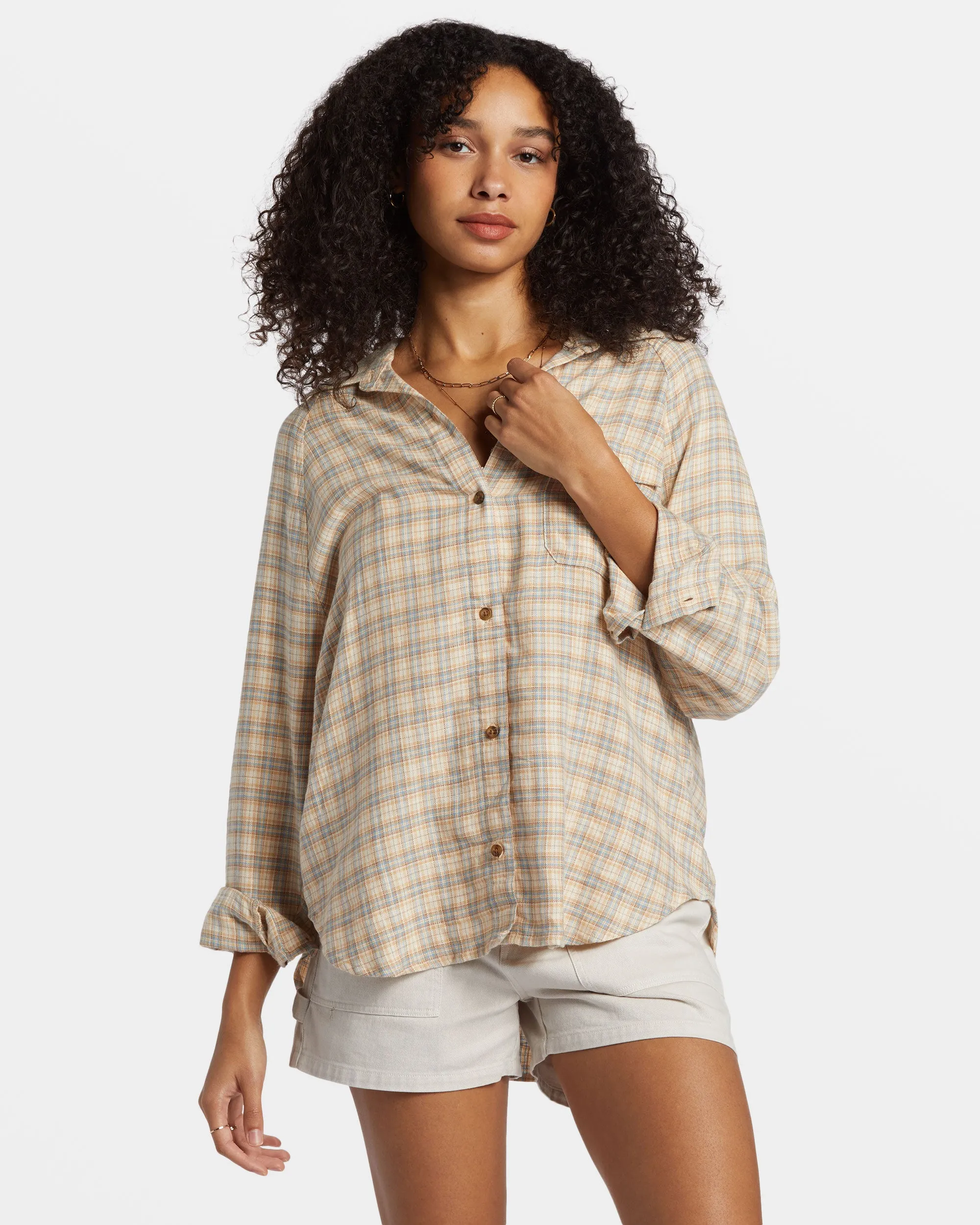 Best Time Long Sleeve Shirt - Western Sky sold by Billabong
