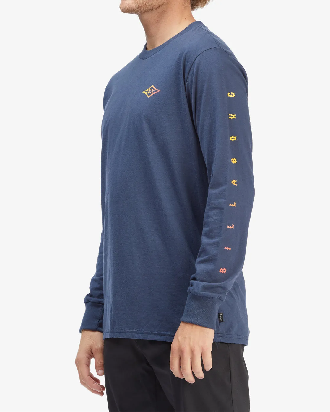 Unity Long Sleeve T-Shirt - Denim sold by Billabong product image thumbnail 2