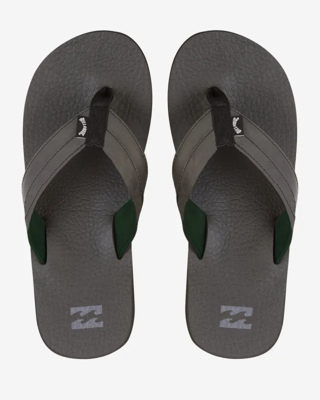 All Day Impact Cush Sandals - Black sold by Billabong