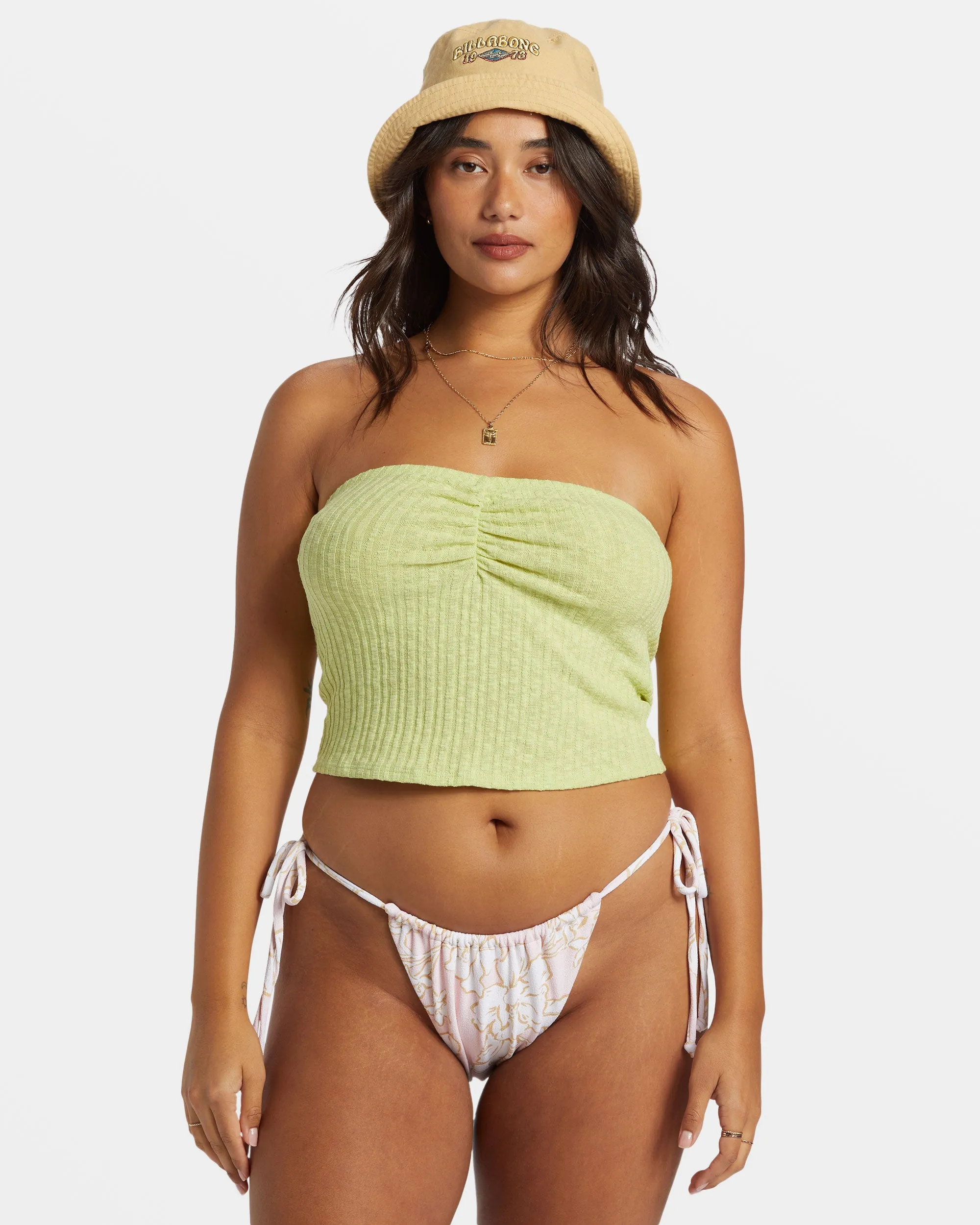 Kora Cropped Tube Top - Lime Zest sold by Billabong product image thumbnail 2