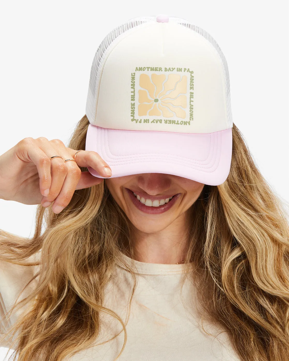 Across Waves Trucker Hat - Lavender Kiss sold by Billabong product image thumbnail 3