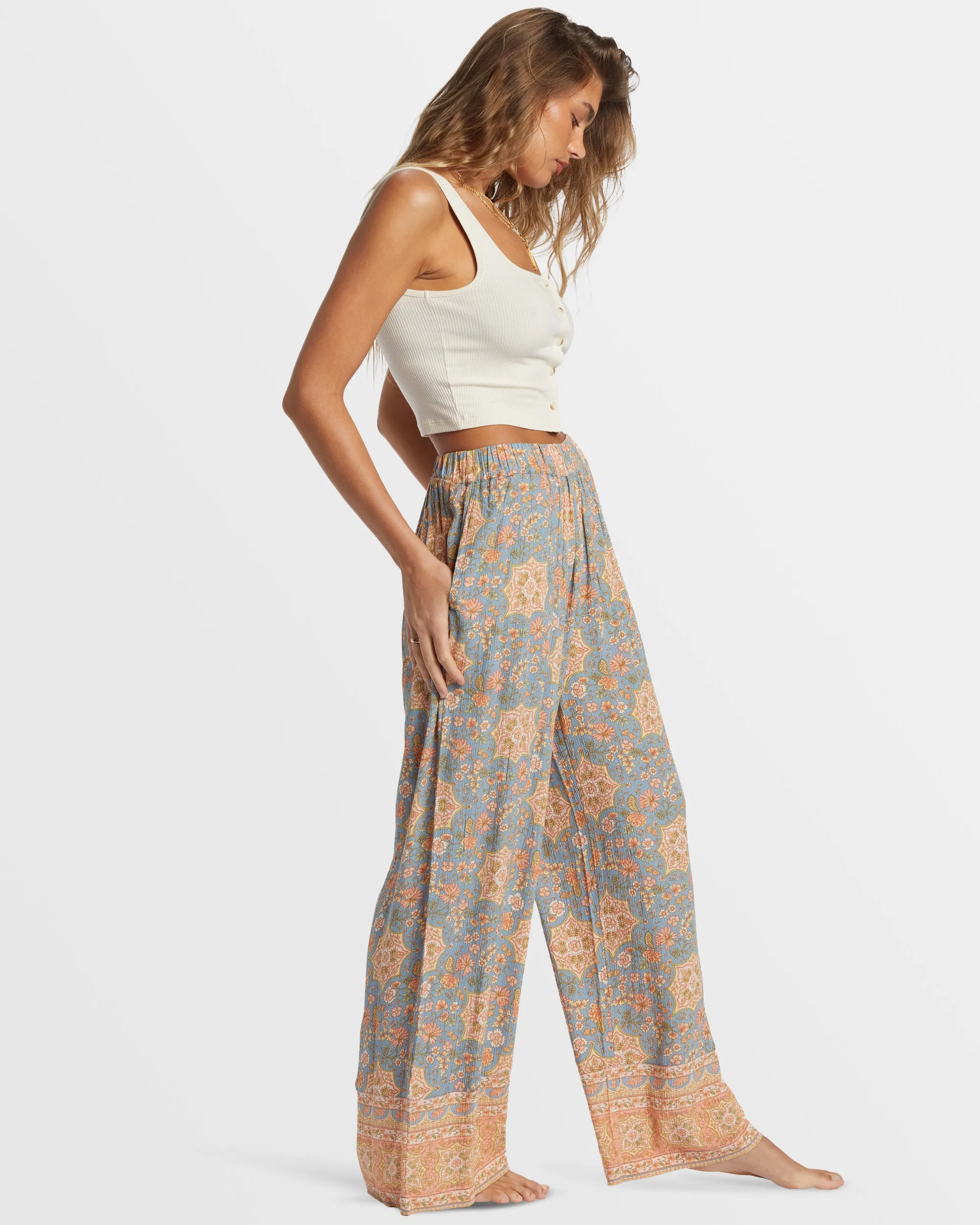 Follow Me 2 Elastic Waist Pants - Western Sky sold by Billabong product image thumbnail 3