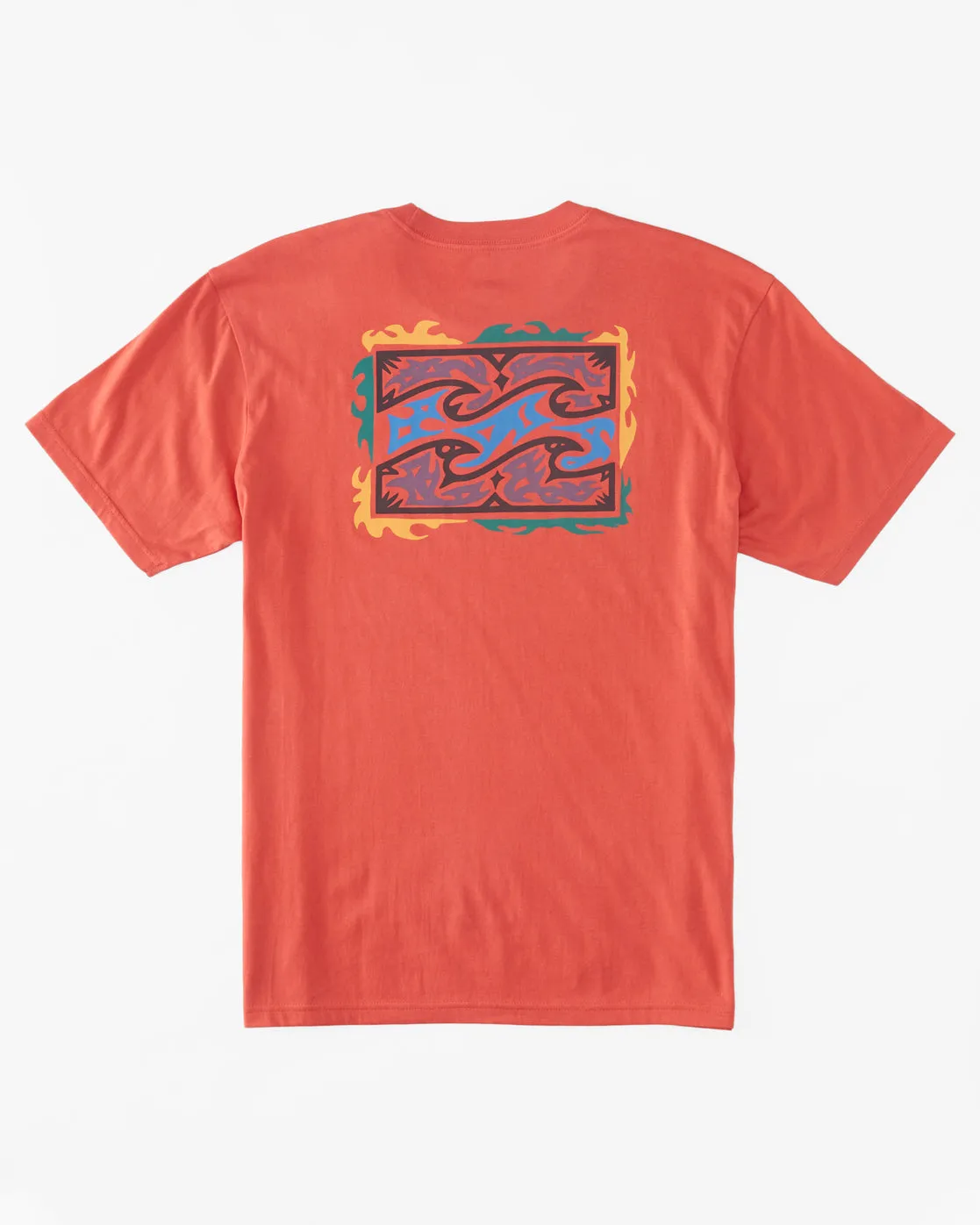Crayon Wave T-Shirt - Coral sold by Billabong product image thumbnail 5