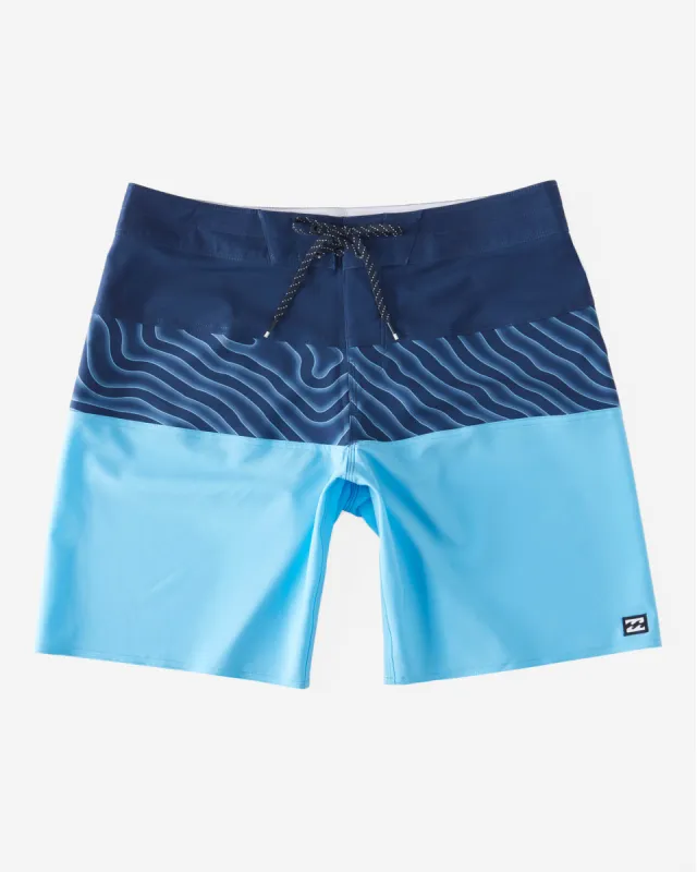 Boys Tribong Pro Performance 17" Boardshorts - Coastal Blue sold by Billabong