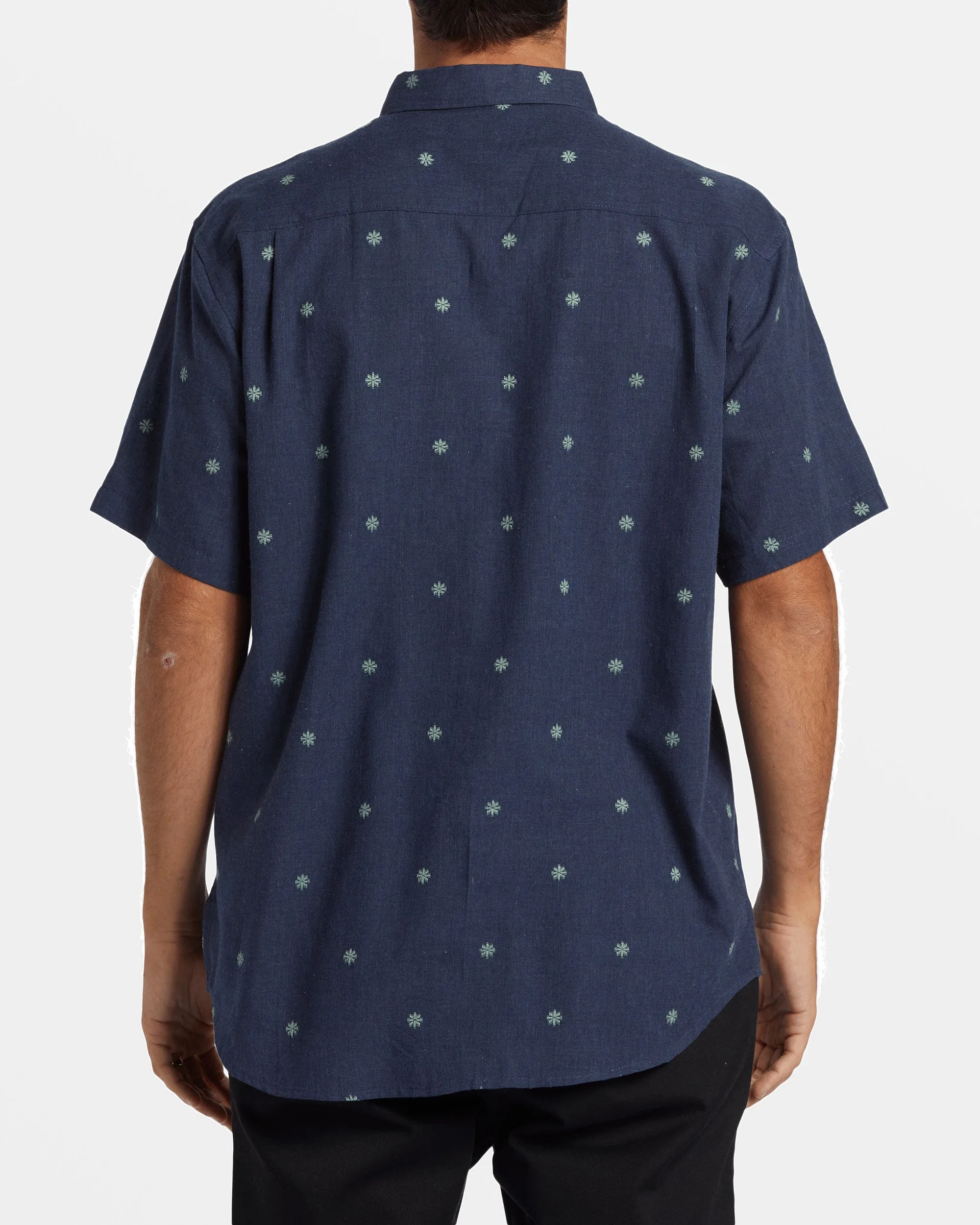 All Day Jacquard Short Sleeve Shirt - Dusty Navy sold by Billabong product image thumbnail 2