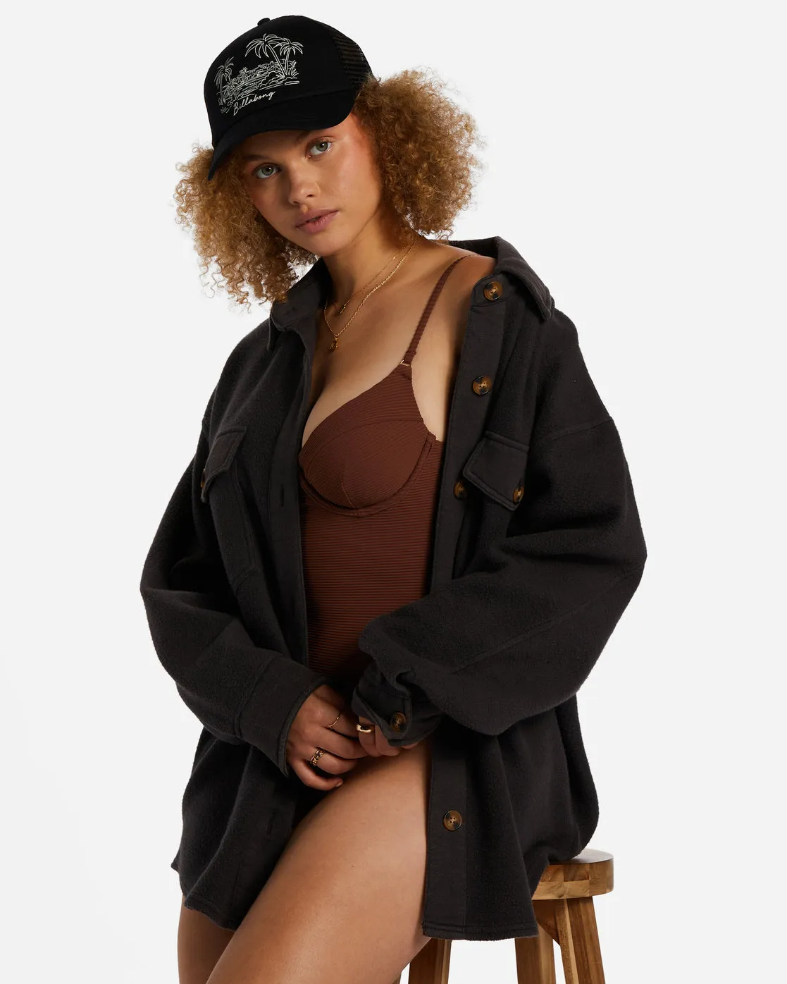 Aloha Forever Trucker Hat - Black Sands 1 sold by Billabong product image thumbnail 2