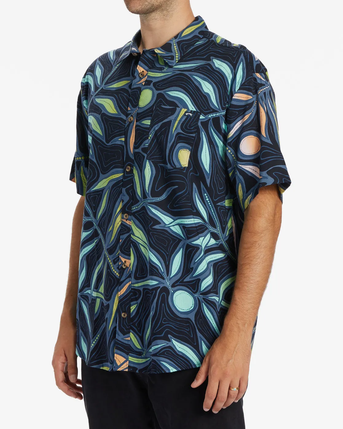 Sundays Short Sleeve Shirt - Dark Navy sold by Billabong product image thumbnail 2