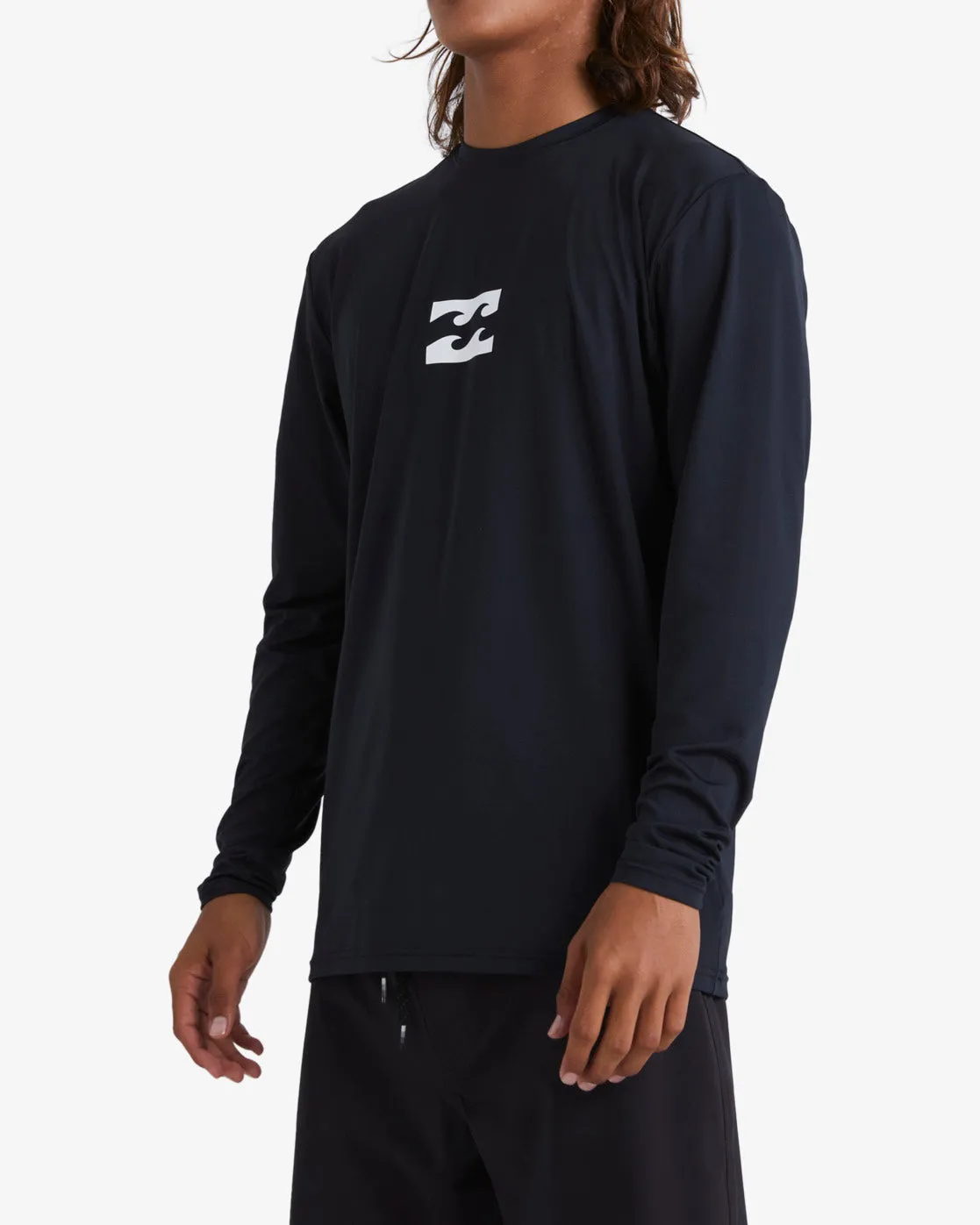 All Day Wave Loose Fit Long Sleeve Surf Tee - Black sold by Billabong product image thumbnail 2