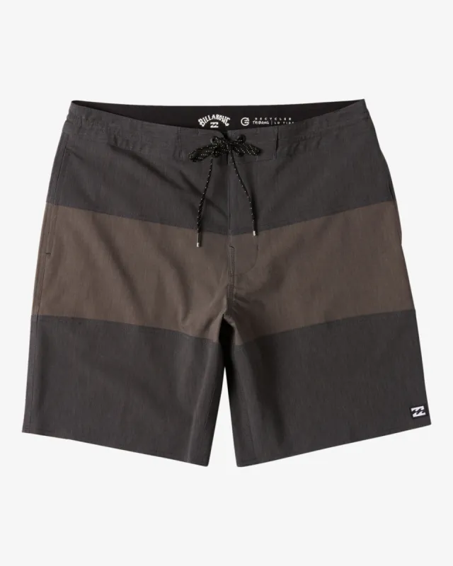 Tribong Lo Tide 19" Boardshorts - Dark Brown sold by Billabong