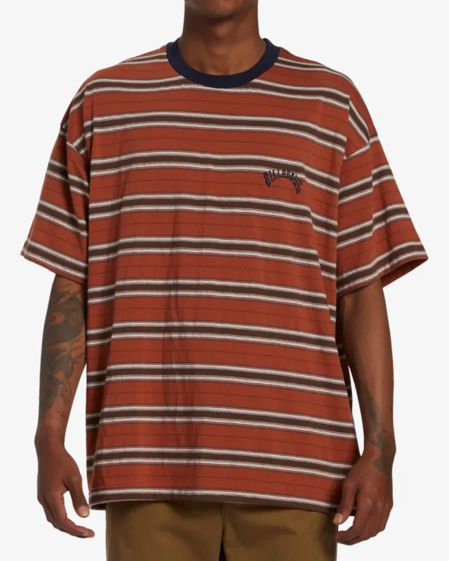 Baxter Crew Knit - Rust sold by Billabong