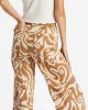 Free Fall Print High-Waist Pants - Cider sold by Billabong