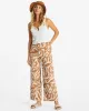 Free Fall Print High-Waist Pants - Cider sold by Billabong