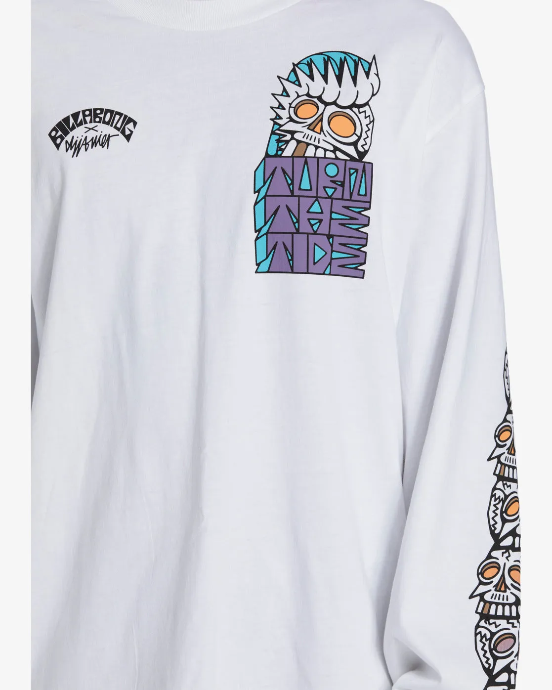 Skulls OG Long Sleeve T-Shirt - White sold by Billabong product image thumbnail 3