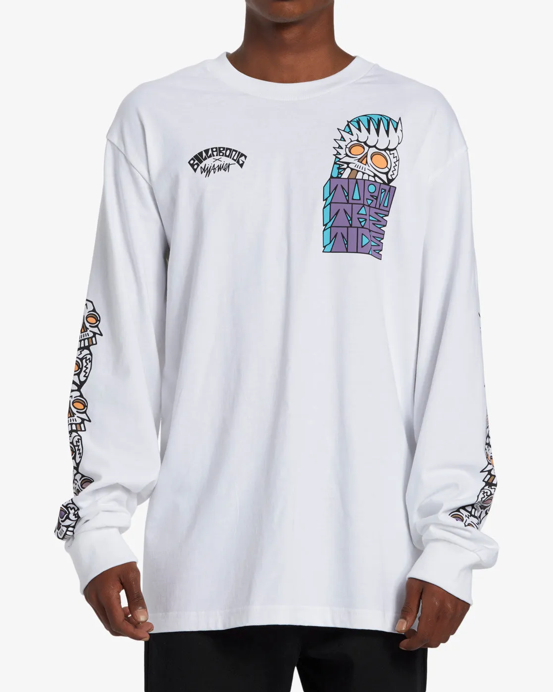 Skulls OG Long Sleeve T-Shirt - White sold by Billabong product image thumbnail 2