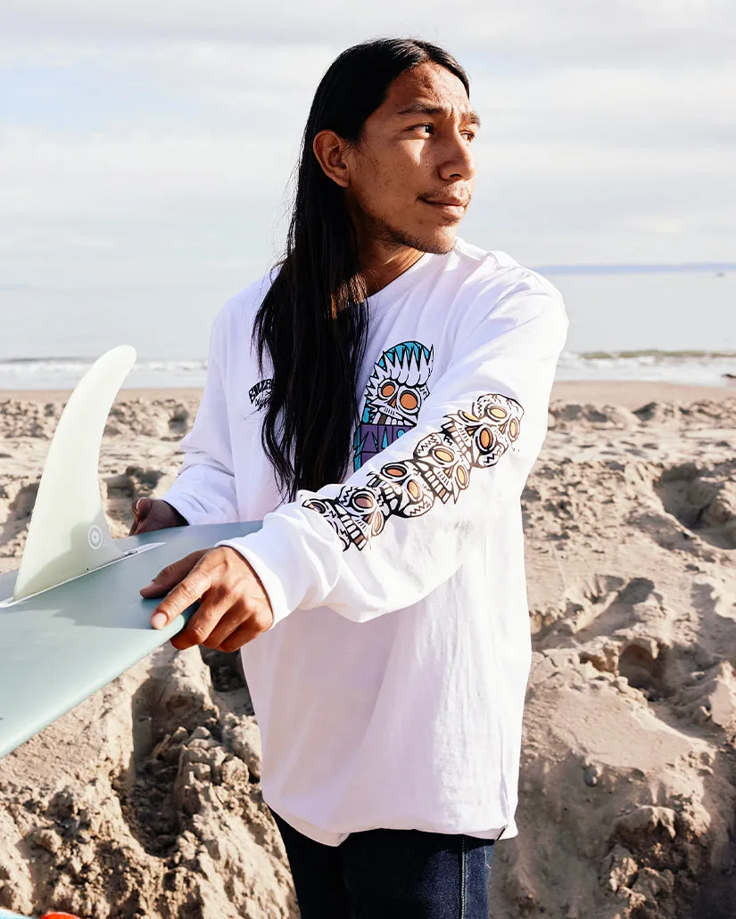 Skulls OG Long Sleeve T-Shirt - White sold by Billabong