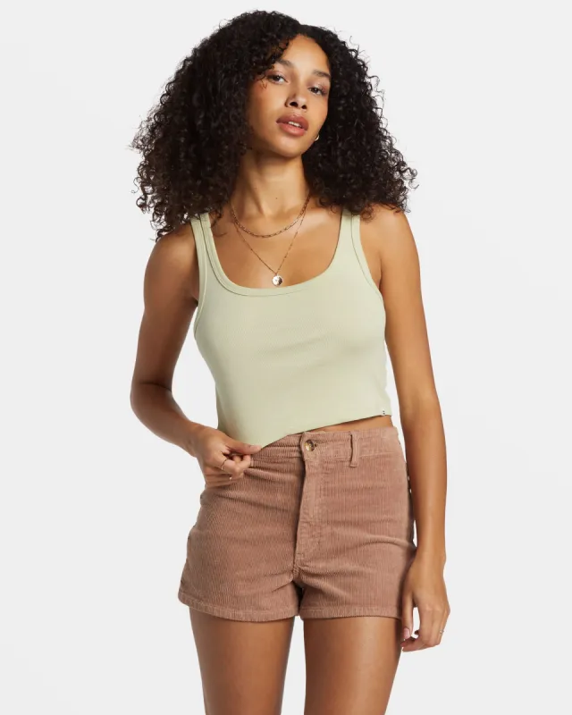 Sun Goddess Tank Knit - Light Avocado sold by Billabong