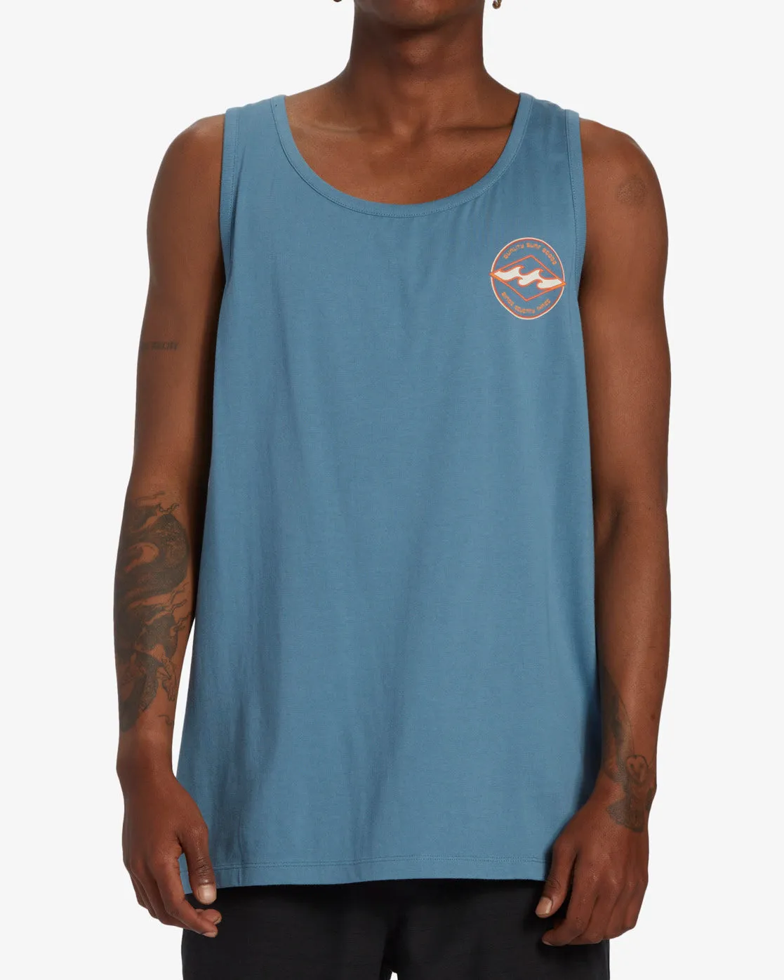 Rotor Diamond Tank - Vintage Indigo sold by Billabong