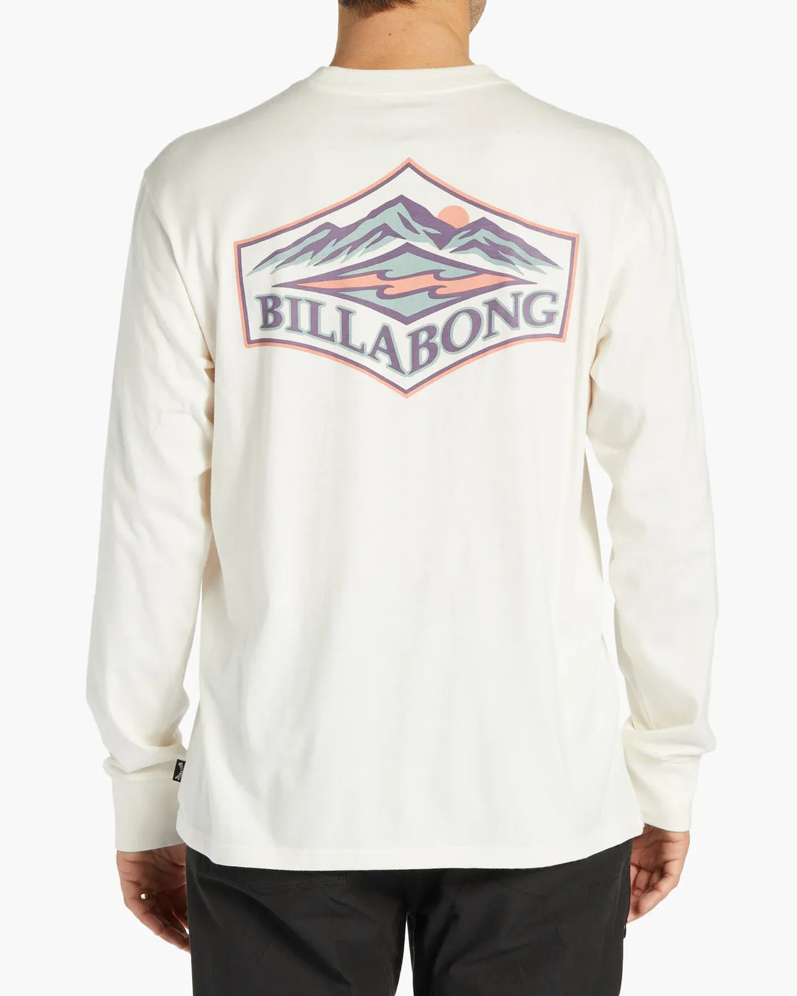 Summit Long Sleeve T-Shirt - Off White sold by Billabong