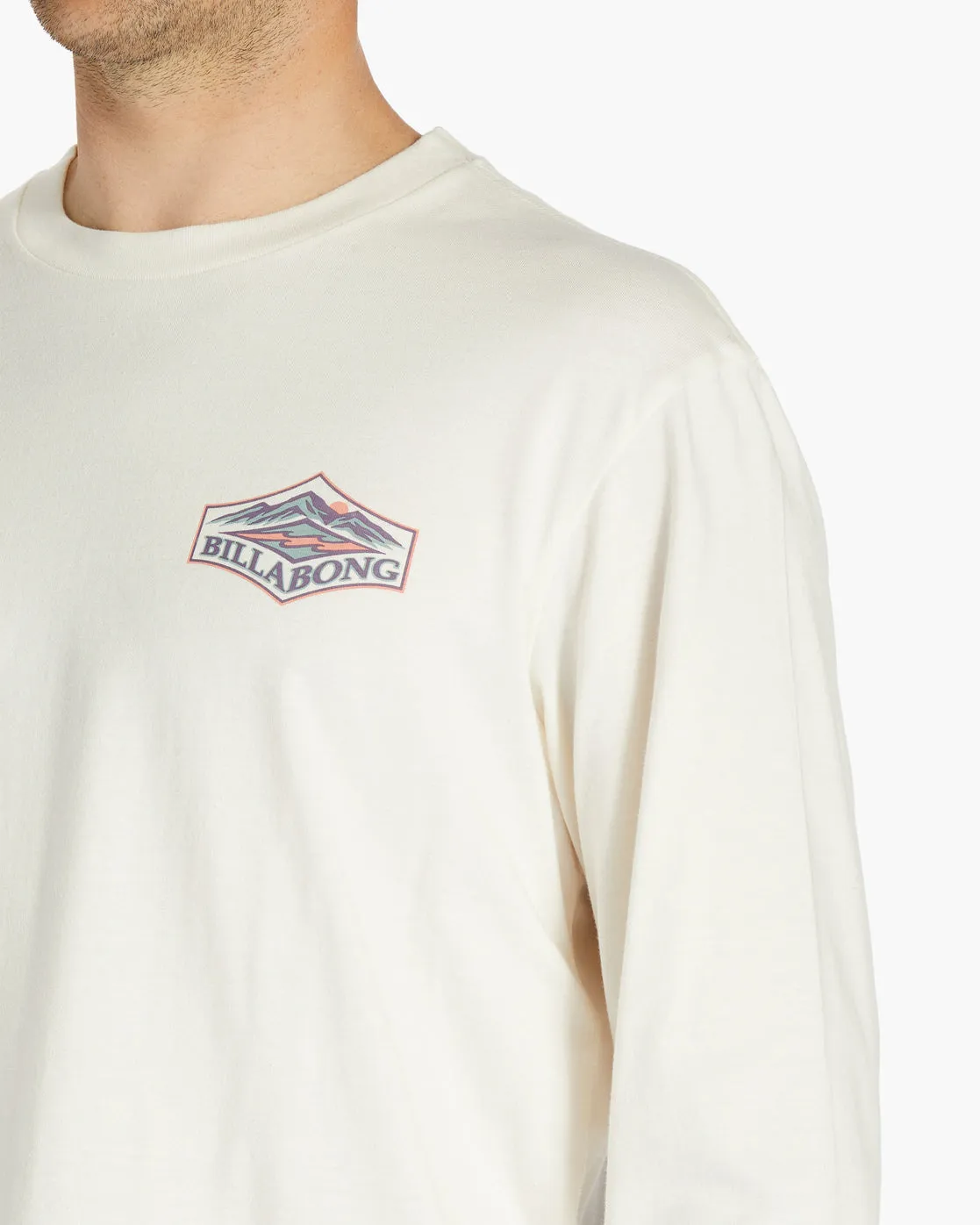 Summit Long Sleeve T-Shirt - Off White sold by Billabong product image thumbnail 4
