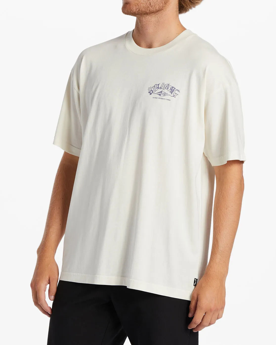 Arch Wave T-Shirt - Off White sold by Billabong product image thumbnail 3