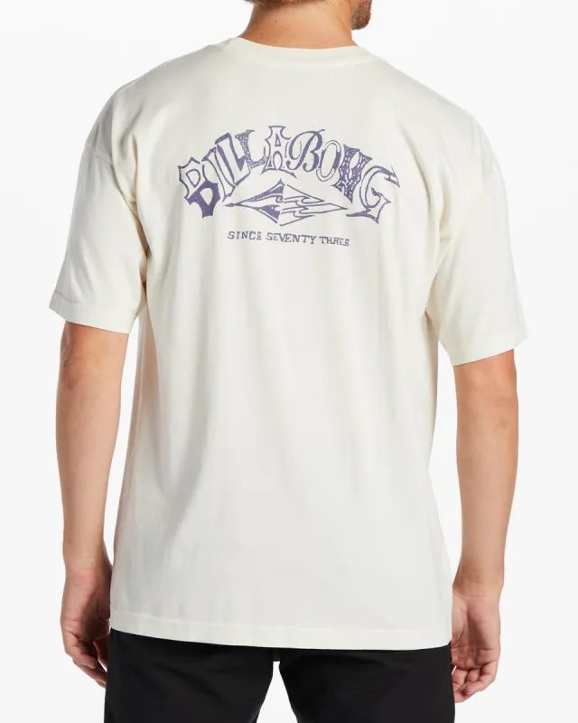 Arch Wave T-Shirt - Off White sold by Billabong