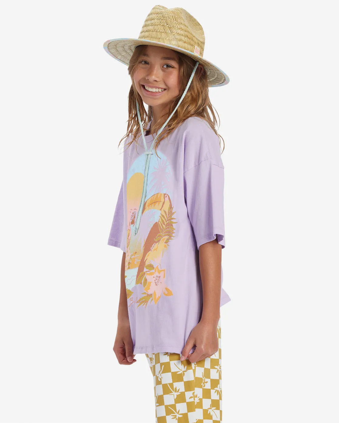 Girls Tropical Daze T-Shirt - Peaceful Lilac sold by Billabong product image thumbnail 2