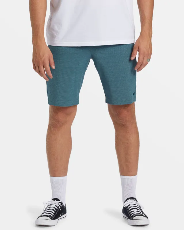 Crossfire 21" Hybrid Submersible Shorts - Real Teal sold by Billabong