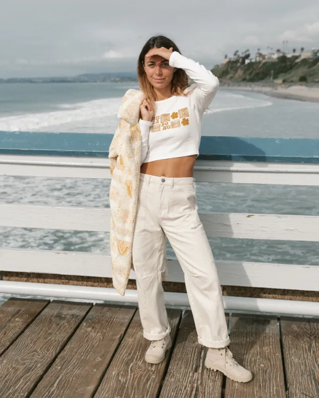 Leia Cargo Pants - White Cap sold by Billabong