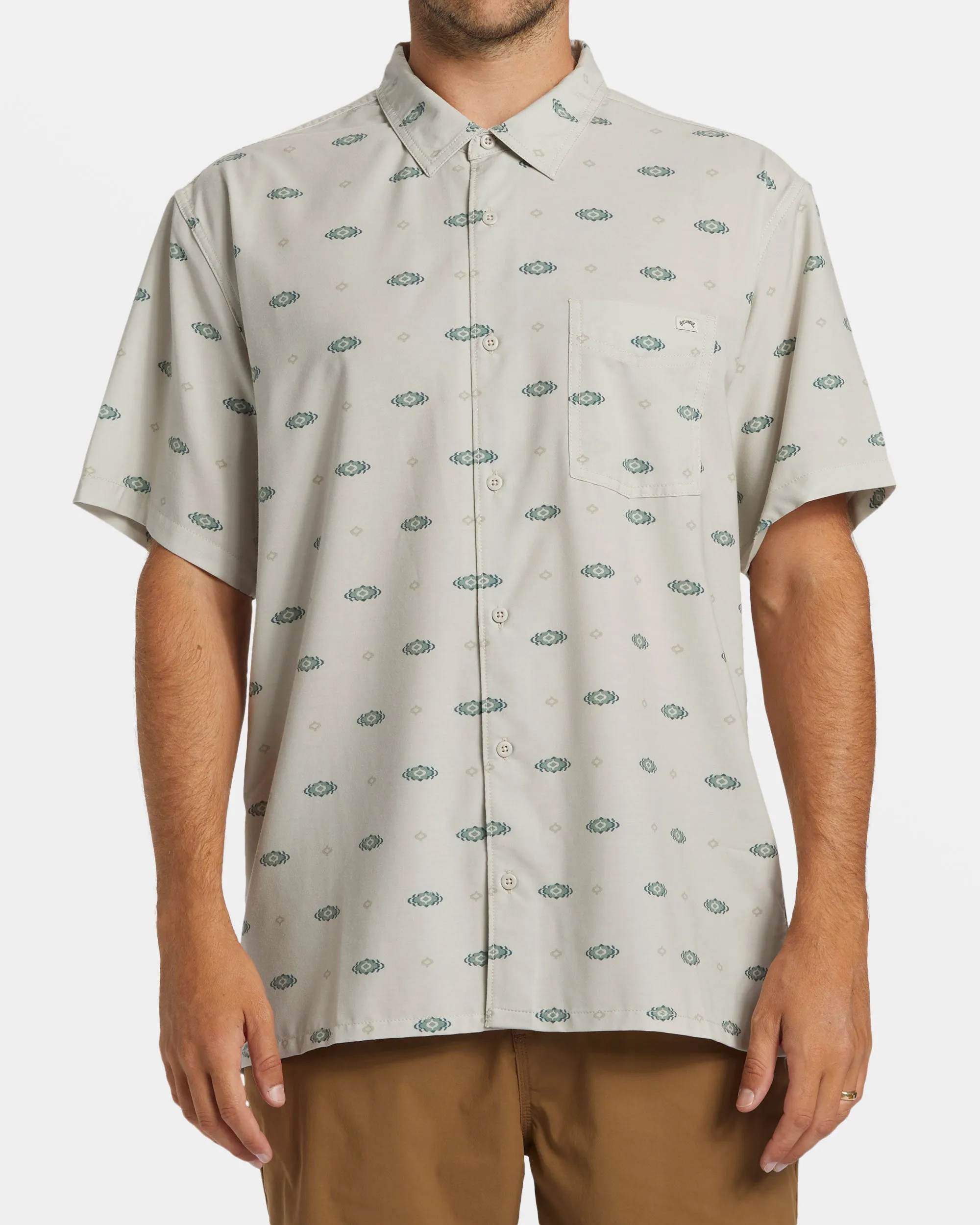 A/Div Surftrek Trail Short Sleeve Shirt - Stone sold by Billabong product image thumbnail 4