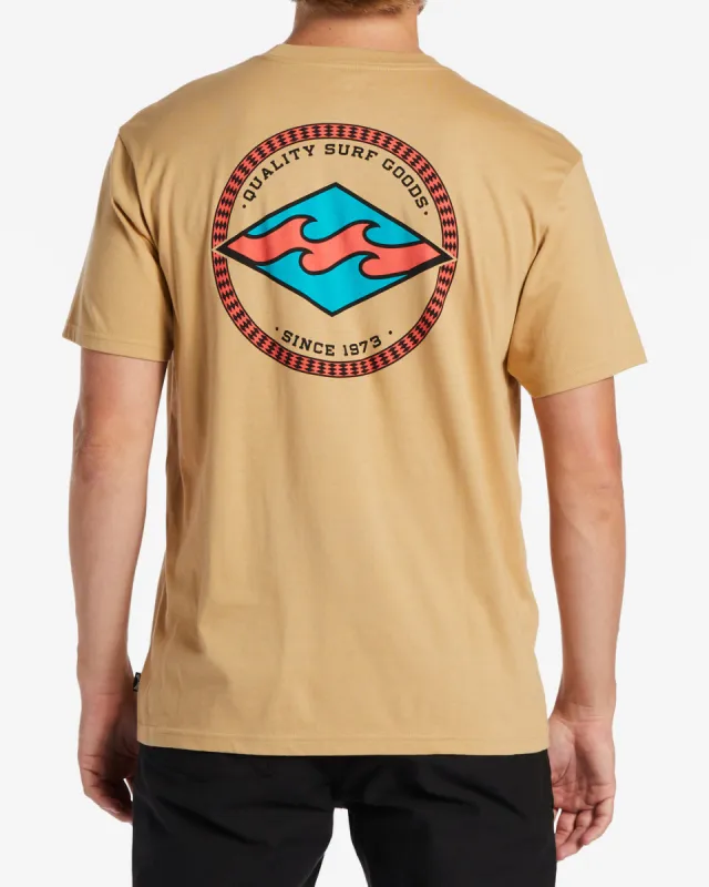 Rotor Diamond T-Shirt - Dusty Gold sold by Billabong