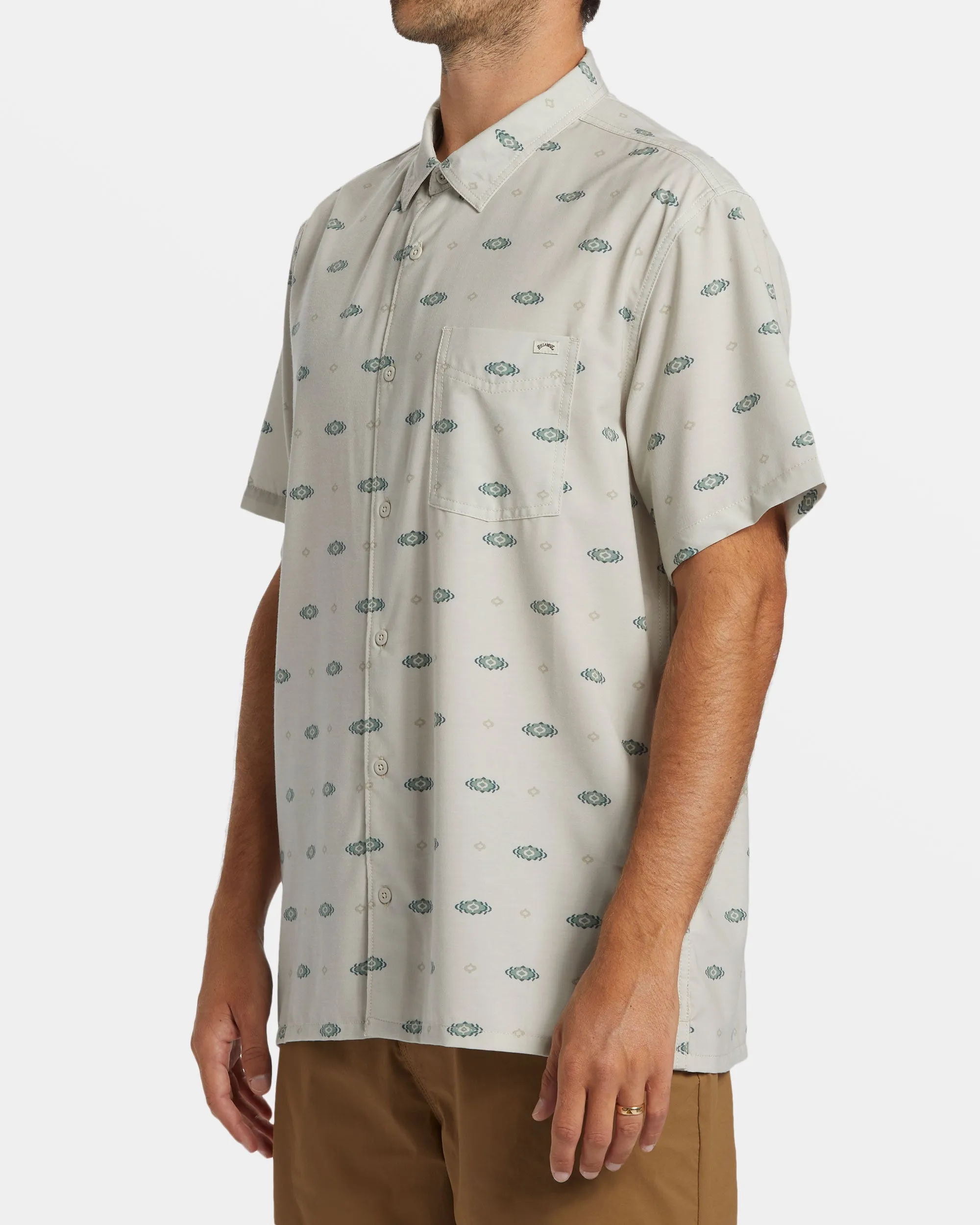 A/Div Surftrek Trail Short Sleeve Shirt - Stone sold by Billabong product image thumbnail 5