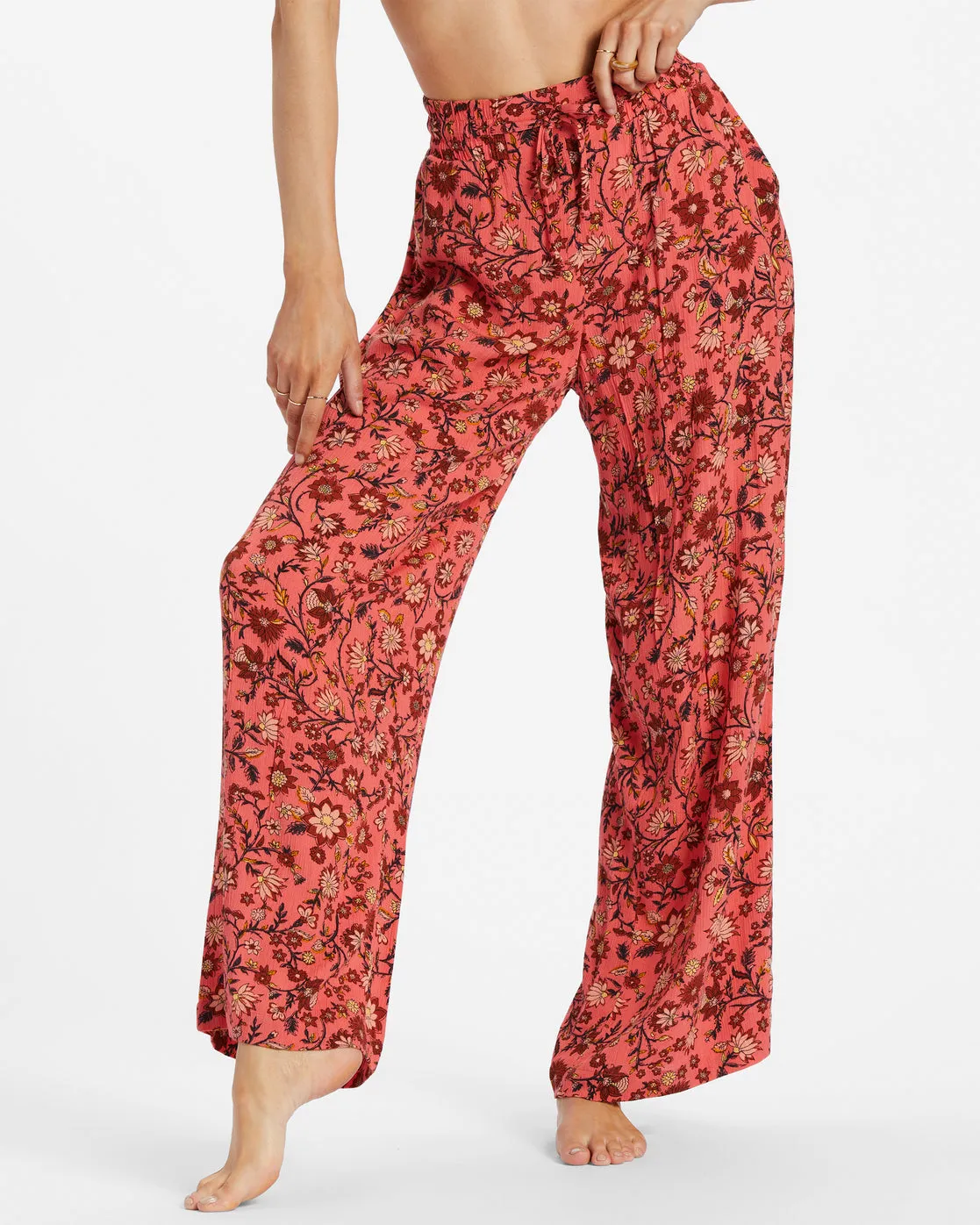 Sun Rays Crinkle Pants - Hibiscus sold by Billabong product image thumbnail 4