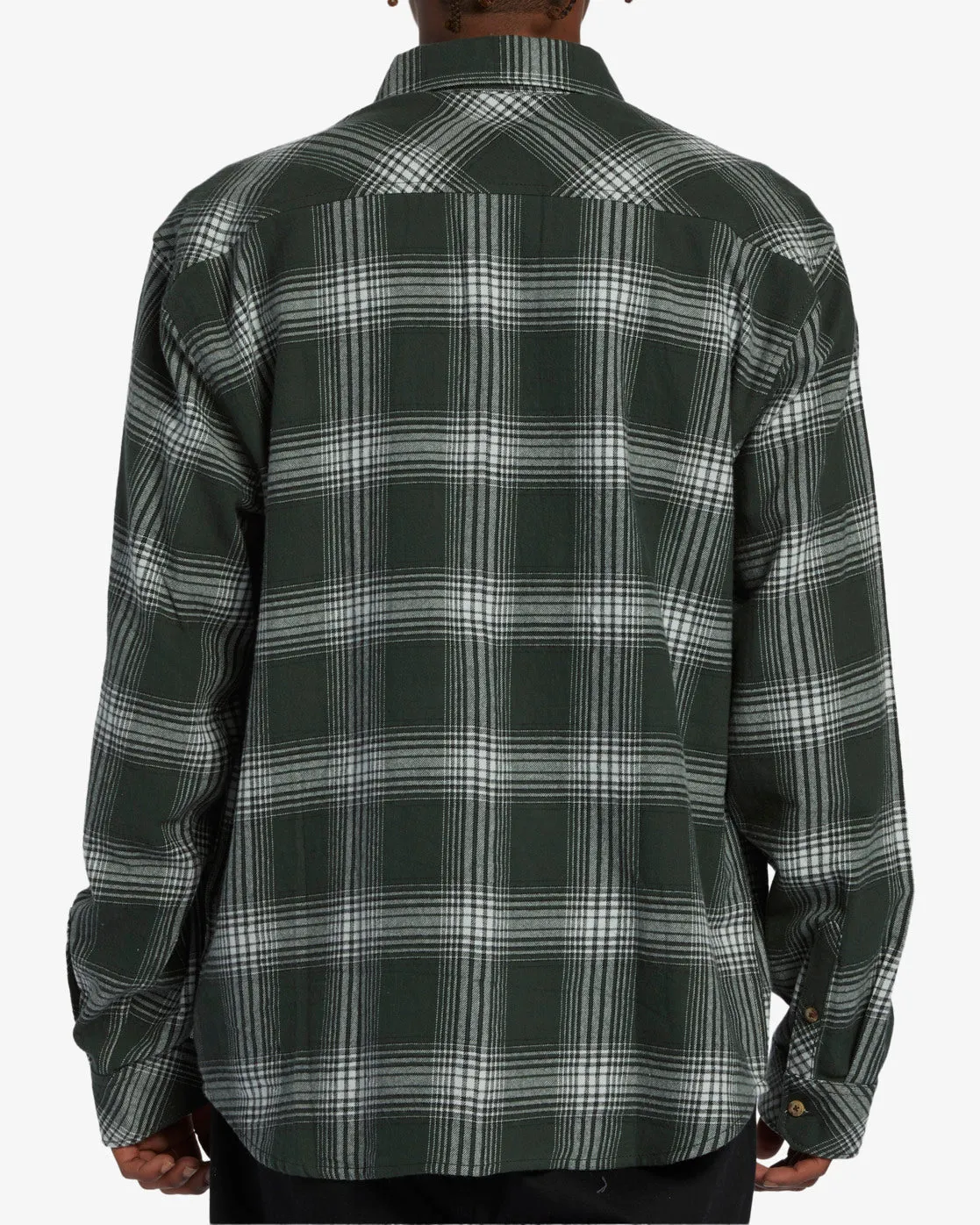 Coastline Flannel Long Sleeve Shirt - Dusty Forest sold by Billabong product image thumbnail 3