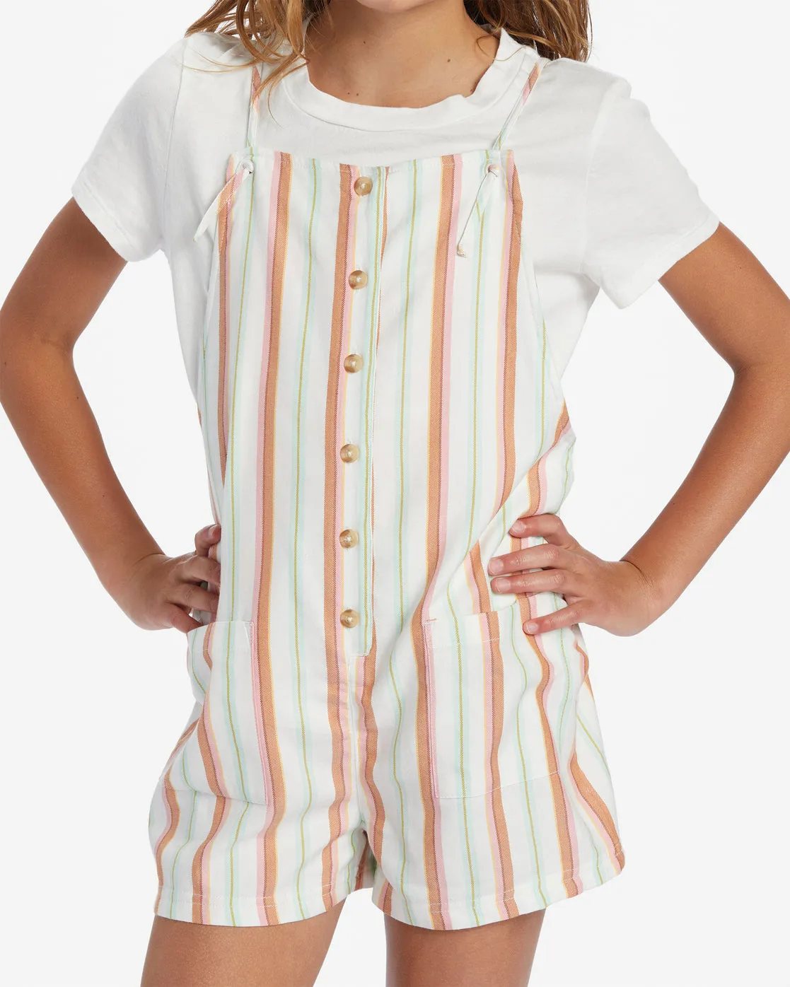 Girls Wave Watch Romper - Fresh Nectar sold by Billabong product image thumbnail 4