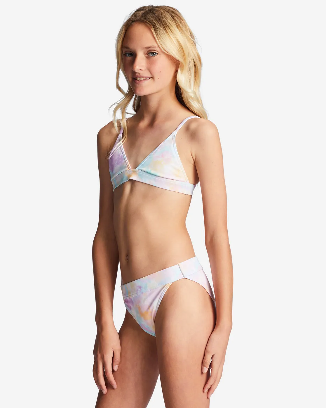 Girls 4-16 Time For Tie Dye Triangle Two-Piece Bikini Set - Multi sold by Billabong product image thumbnail 4