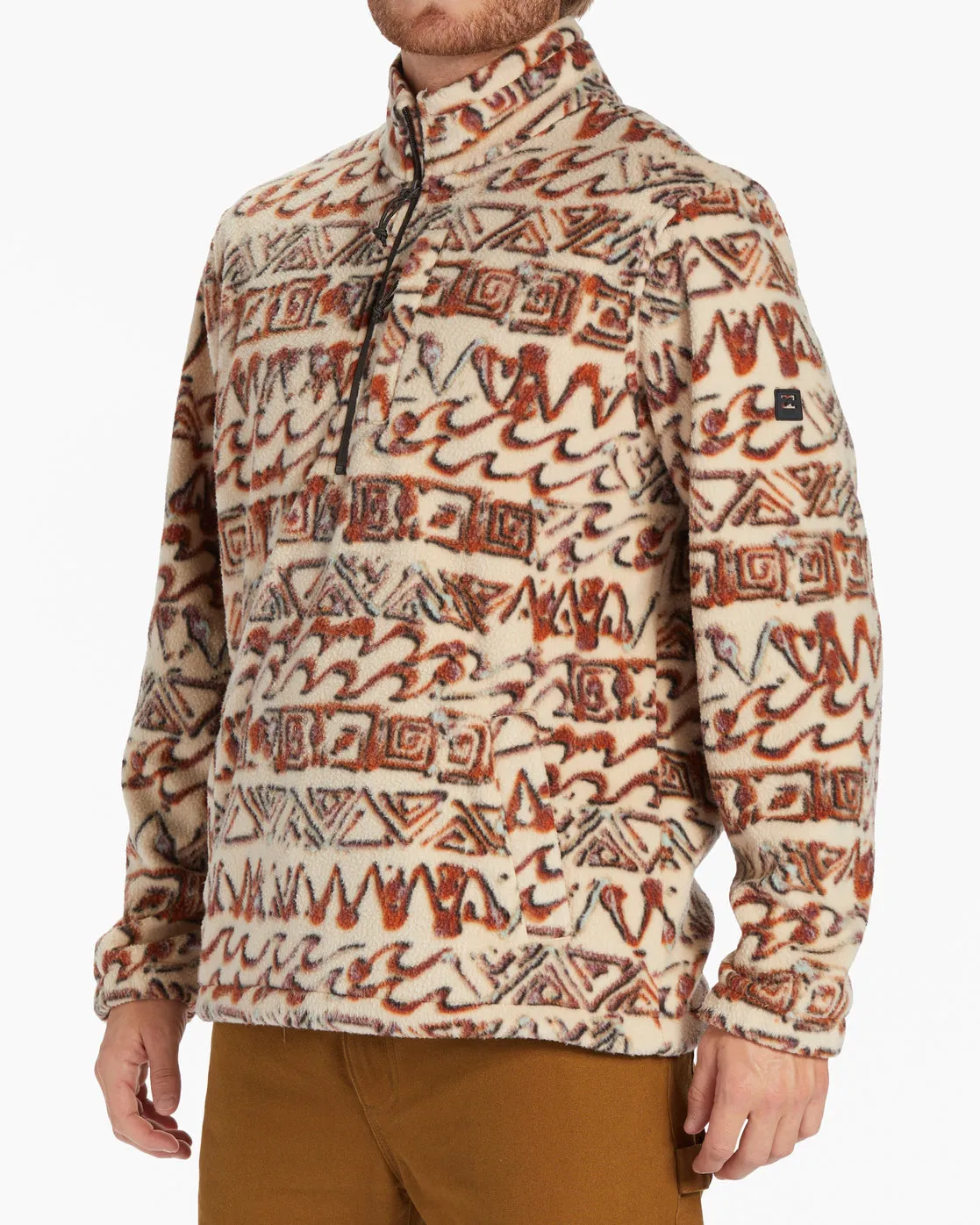 Boundary Half-Zip Mock Neck Fleece - Chino sold by Billabong product image thumbnail 2