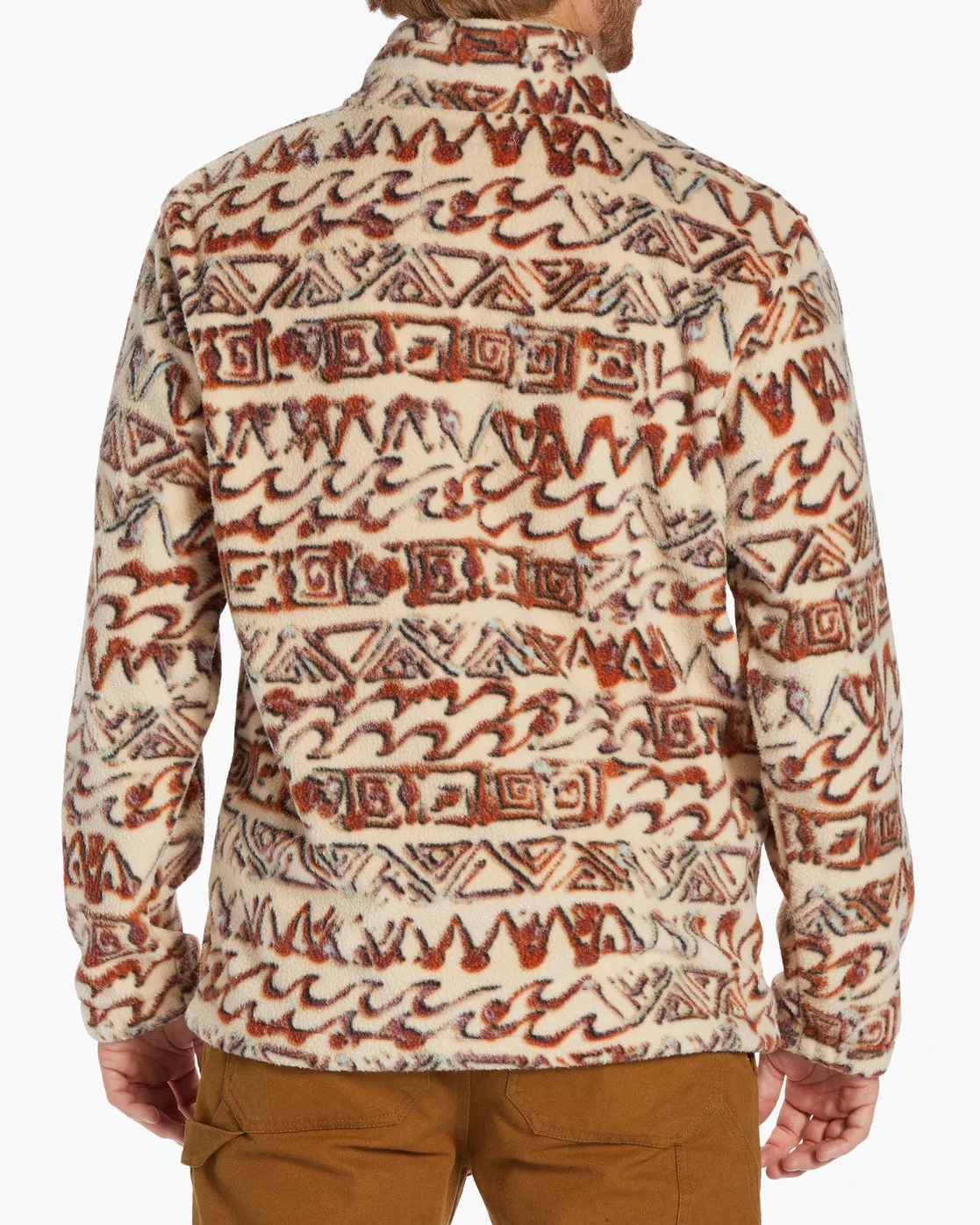 Boundary Half-Zip Mock Neck Fleece - Chino sold by Billabong product image thumbnail 3