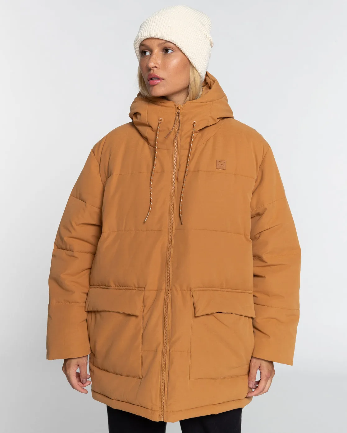 Love On You Hooded Jacket - Caramel sold by Billabong product image thumbnail 5