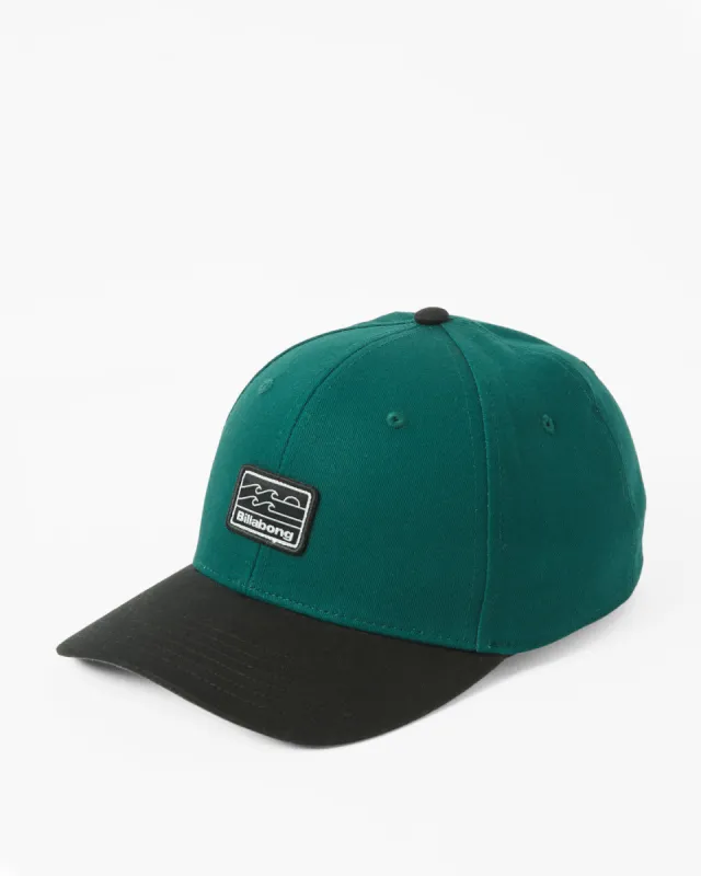 Walled Snapback Hat - Deep Teal sold by Billabong