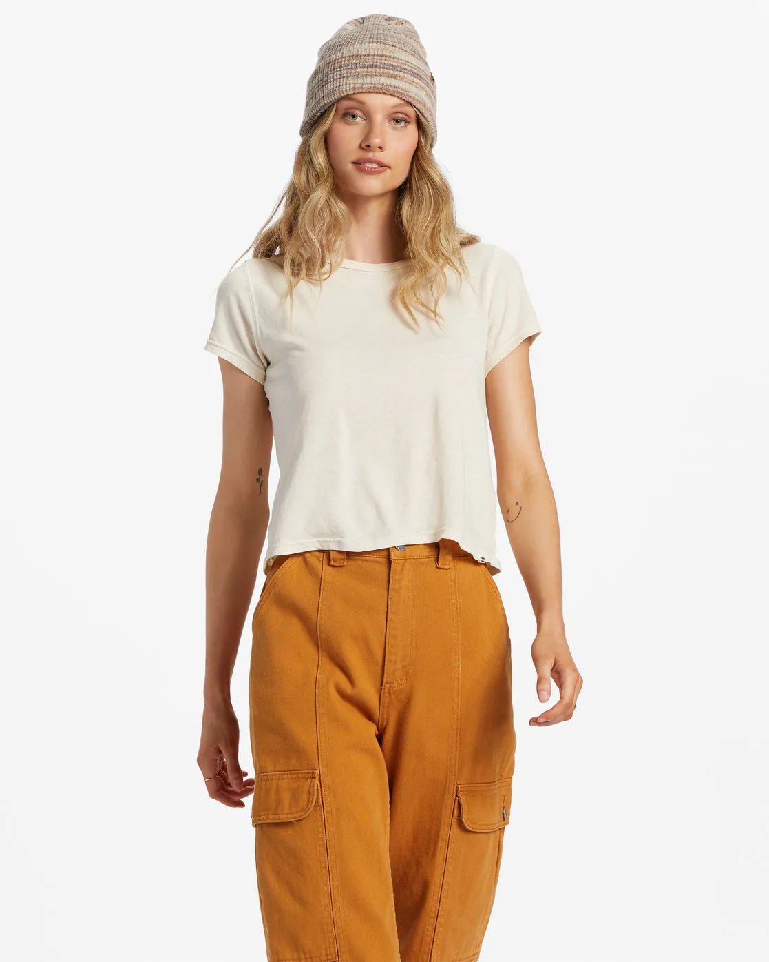 Better Then Basic Short Sleeve T-Shirt - White Cap sold by Billabong