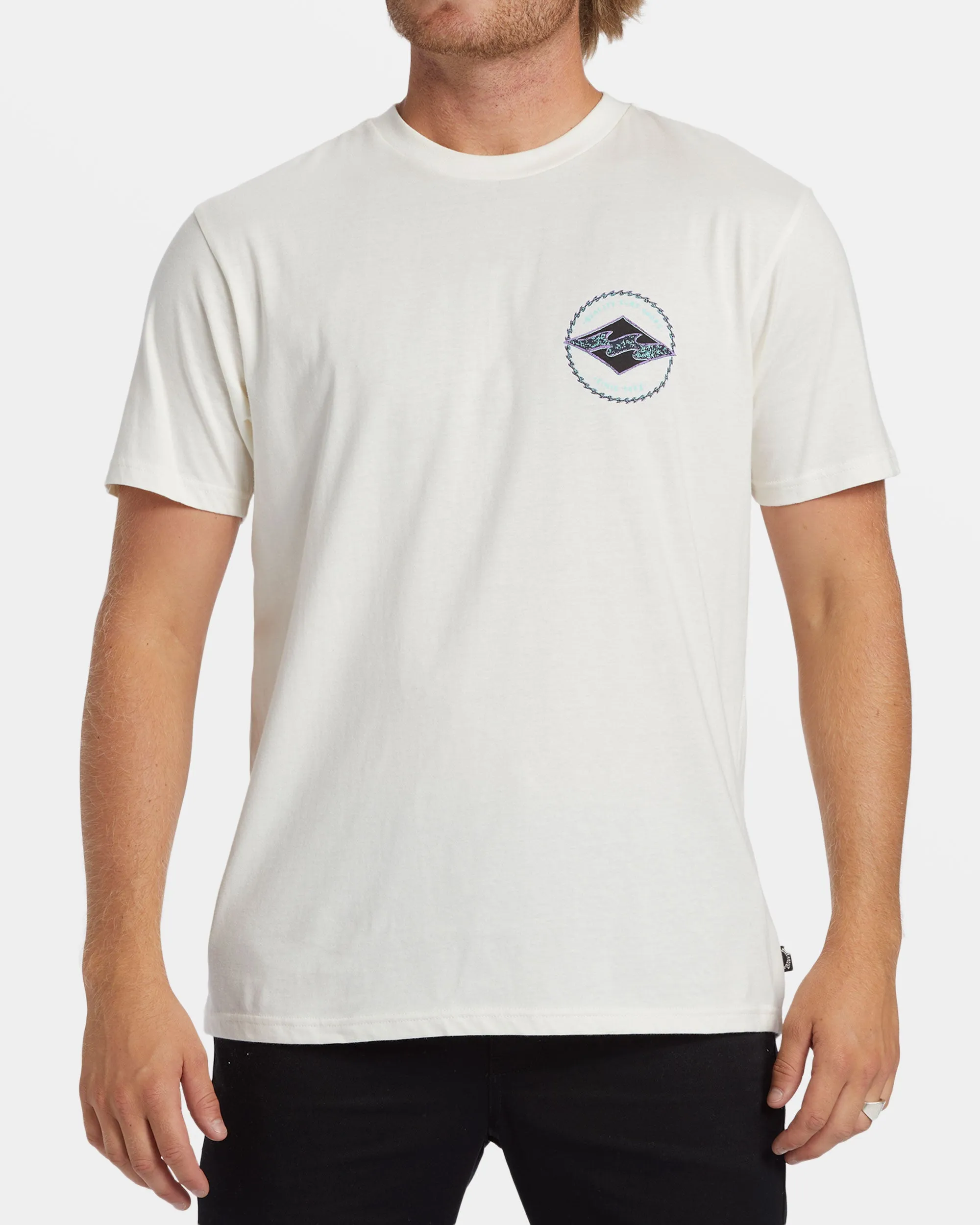 Rotor Diamond T-Shirt - Off White sold by Billabong product image thumbnail 2