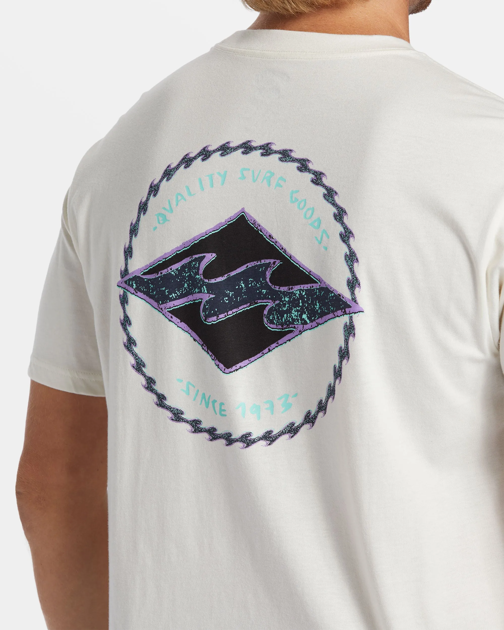 Rotor Diamond T-Shirt - Off White sold by Billabong product image thumbnail 3