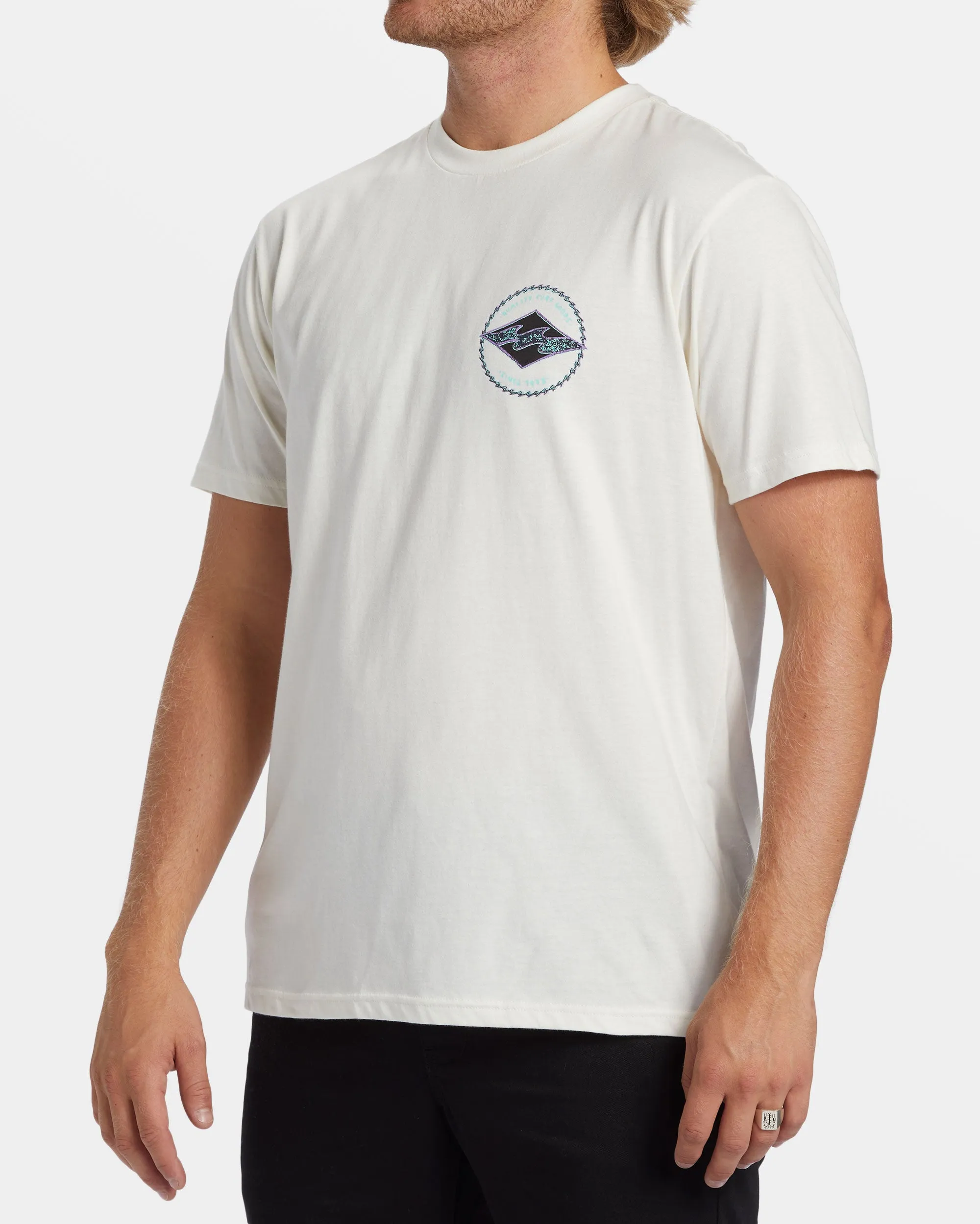 Rotor Diamond T-Shirt - Off White sold by Billabong product image thumbnail 5