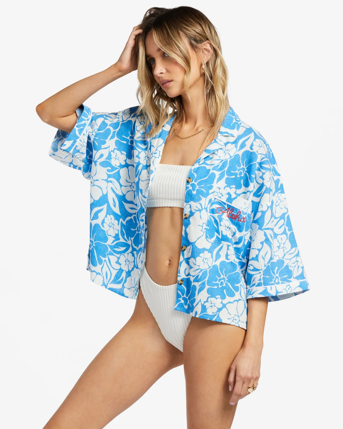 All Good Short Sleeve Shirt - Seaside sold by Billabong product image thumbnail 5