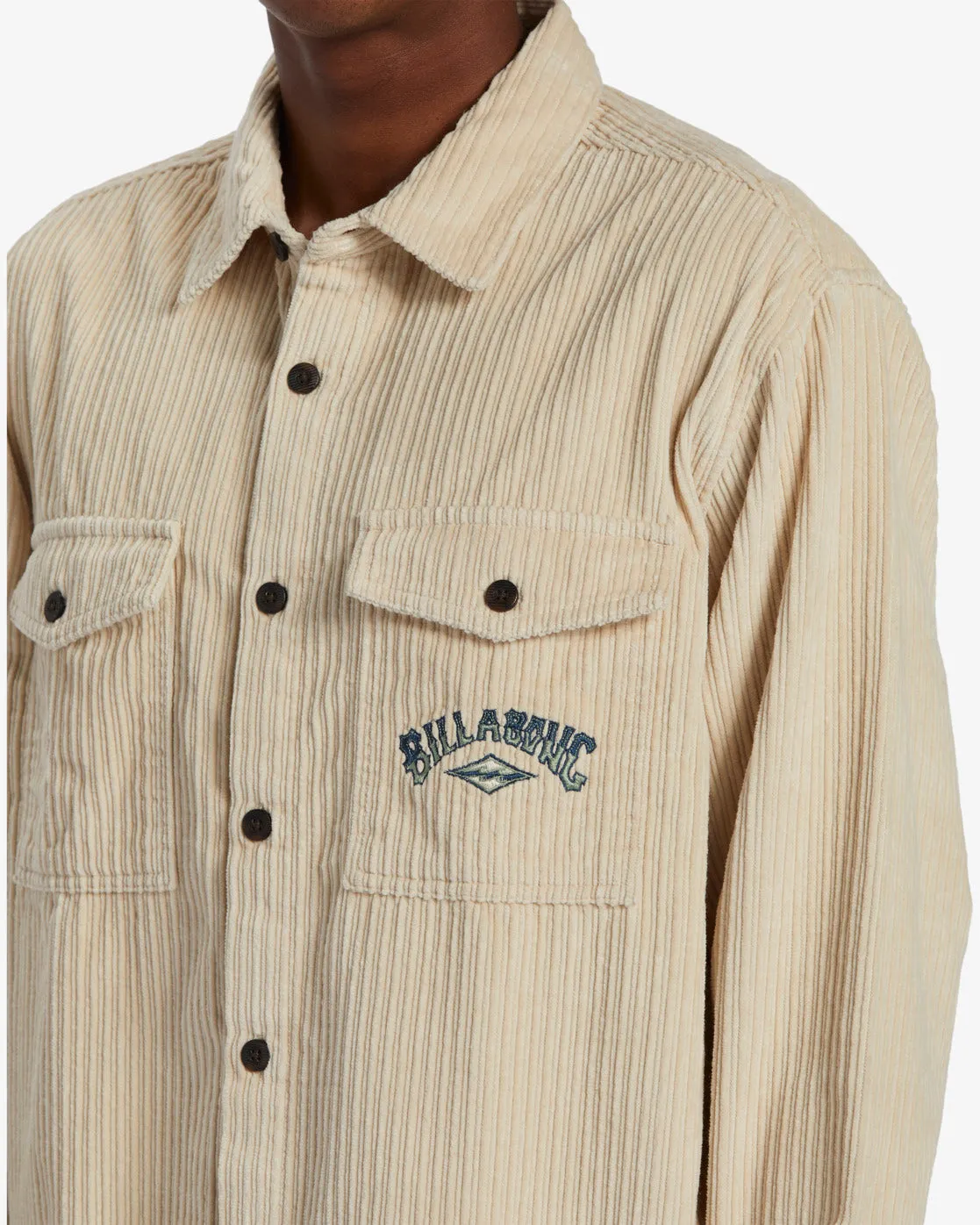 Bong Days Long Sleeve Cord Shirt - Chino sold by Billabong product image thumbnail 4