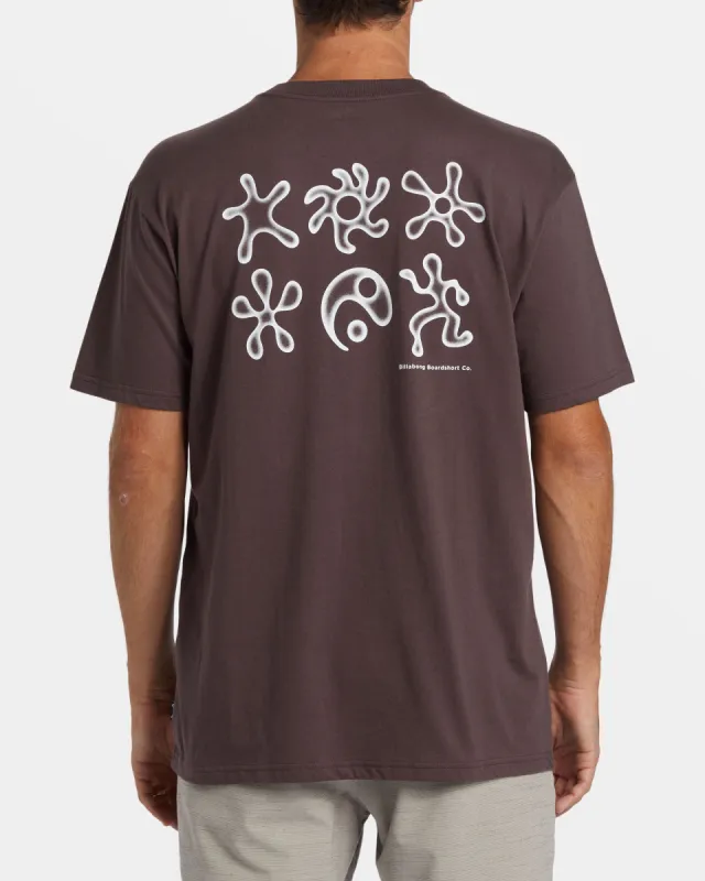 Figures T-Shirt - Plum made by Billabong