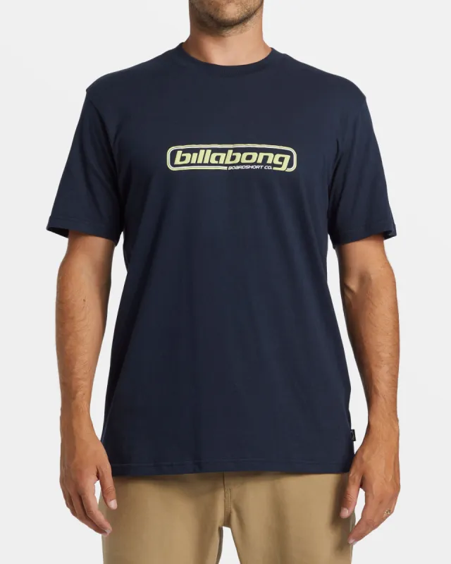 Nuclear T-Shirt - Navy sold by Billabong